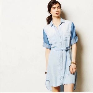 Anthropology ~ Cloth & Stone denim shirt dress
